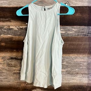 Pale green tank top